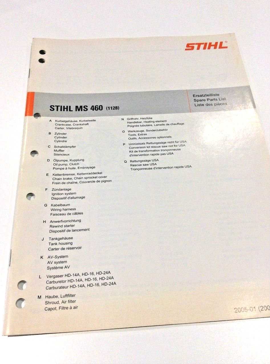 ms 460 parts diagram