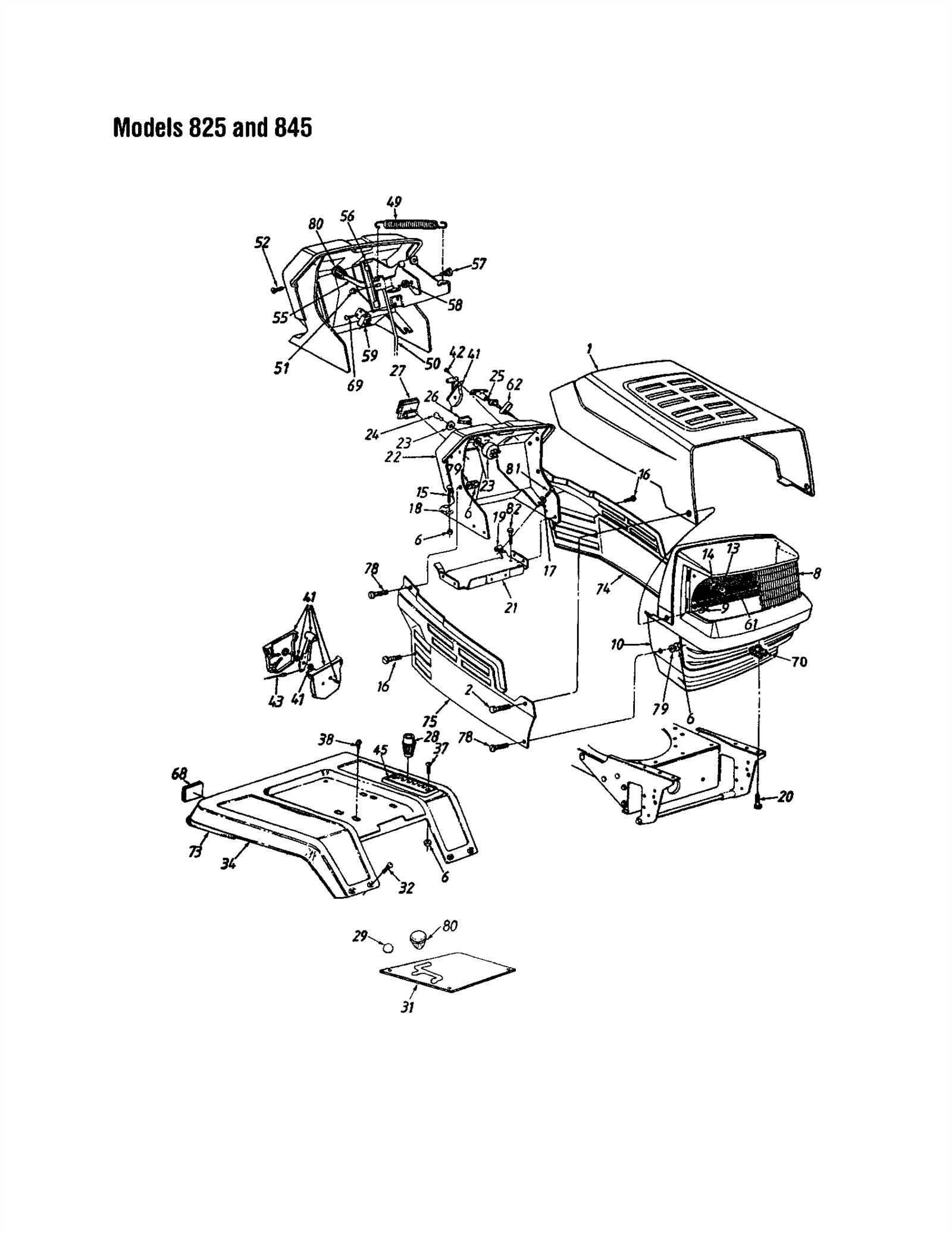 mtd mower deck parts diagram