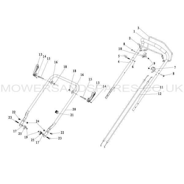 murray 21 lawn mower parts diagram