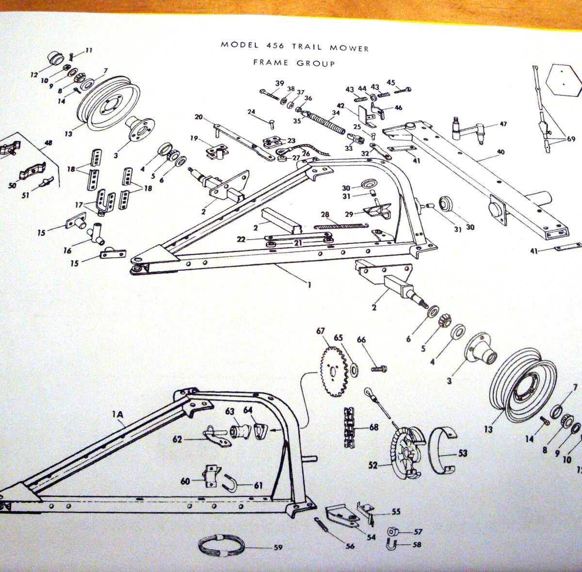 new holland 456 sickle mower parts diagram