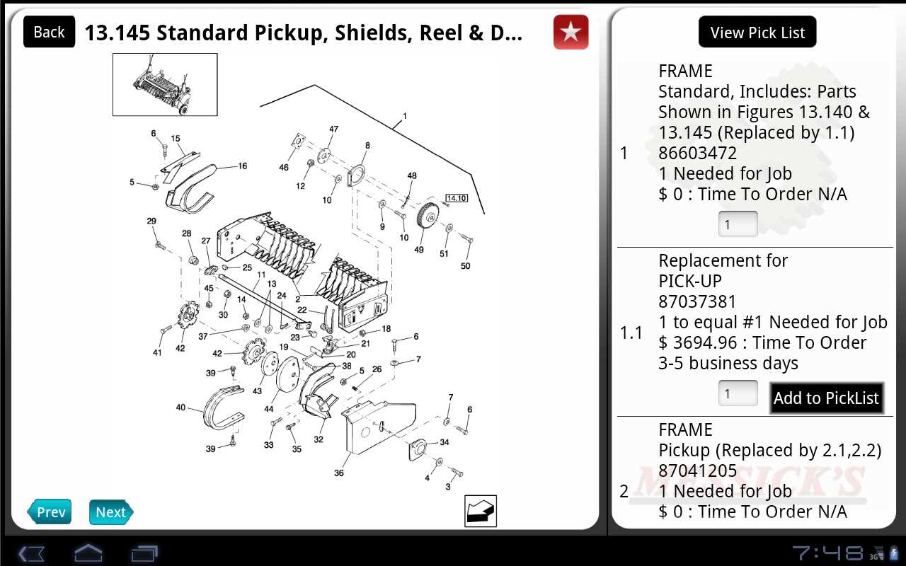 new holland br780 parts diagram