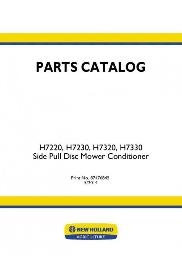 new holland h7230 parts diagram