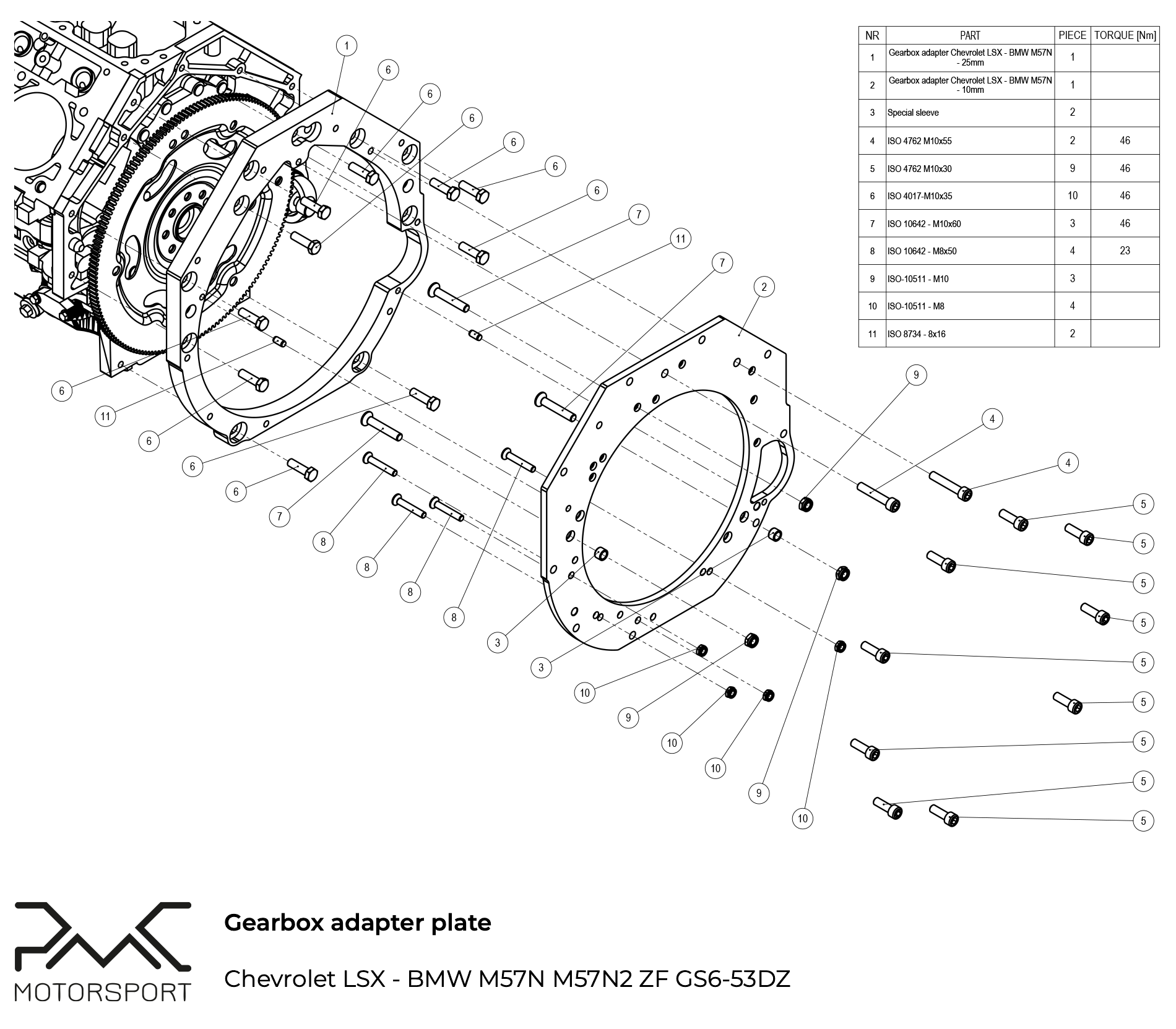 new process 542 transmission parts diagram