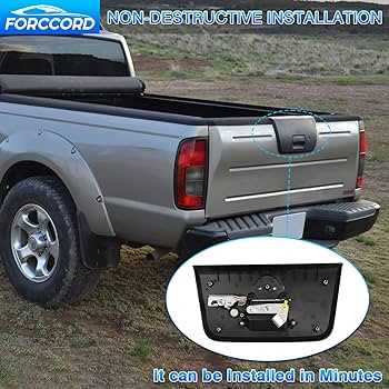 nissan frontier tailgate parts diagram