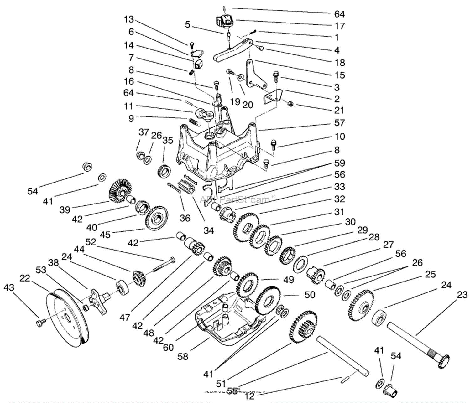 np542 transmission parts diagram