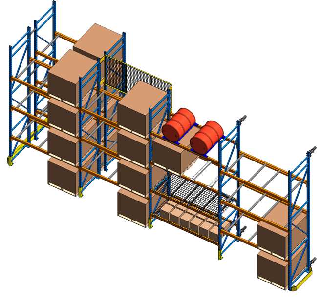 pallet racking parts diagram