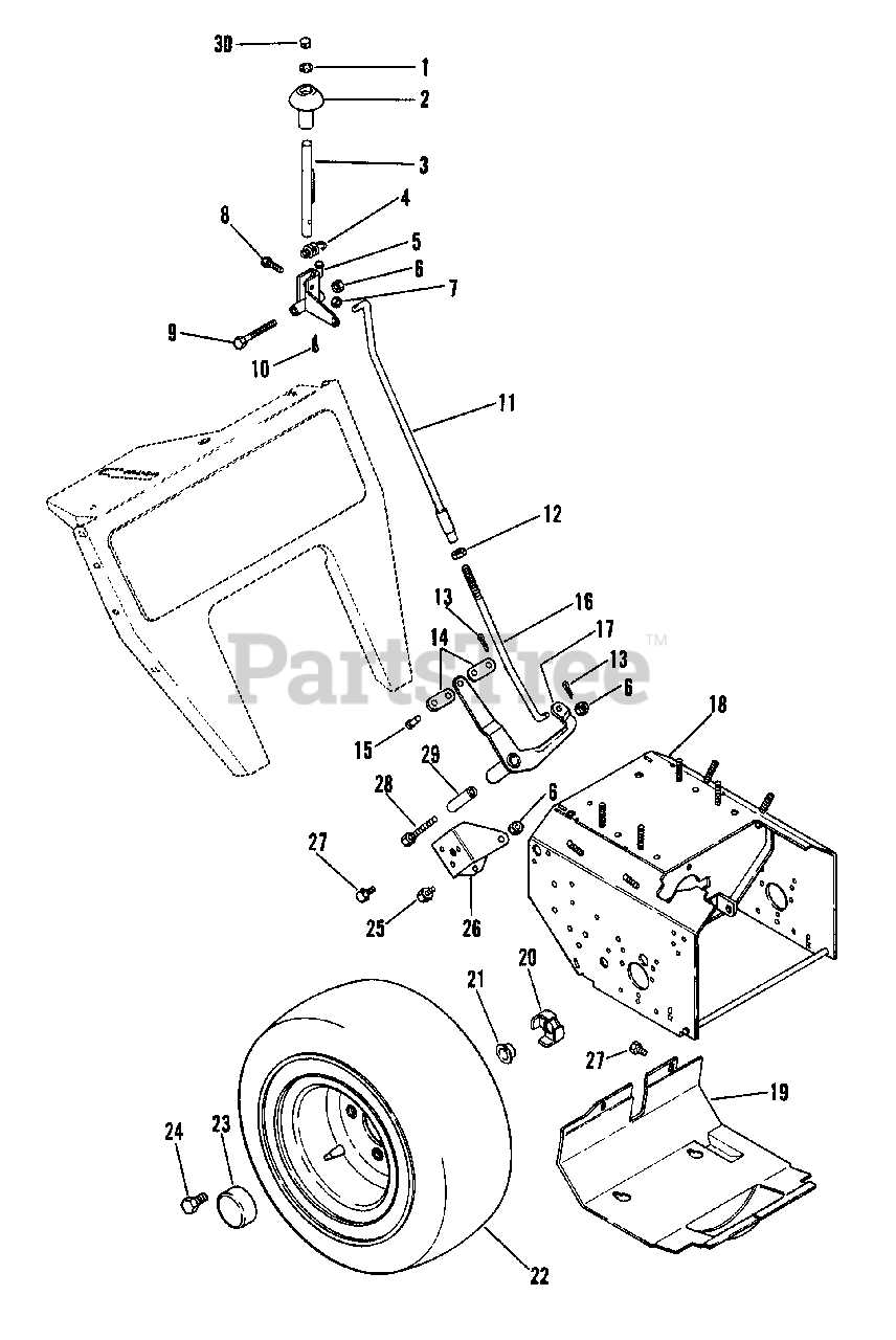 parts diagram for ariens snowblower