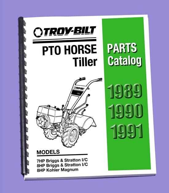 parts diagram for troy bilt horse tiller