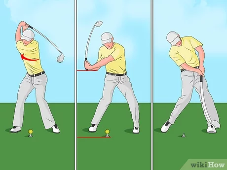 parts of a golf club diagram