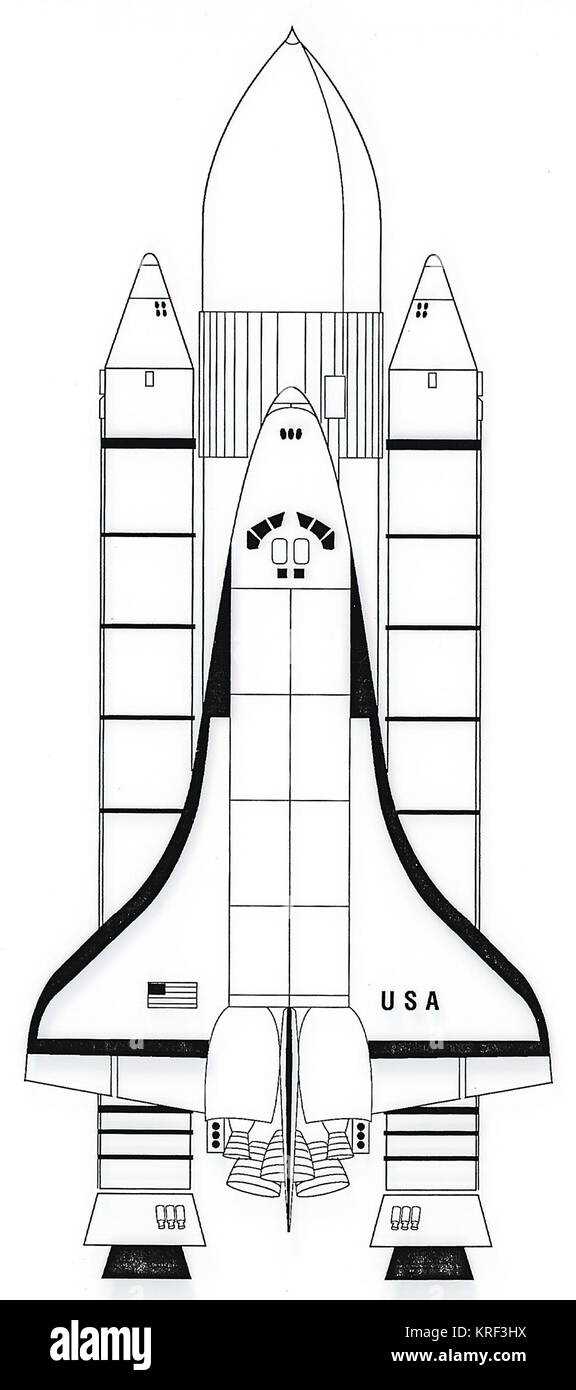 parts of a space shuttle diagram