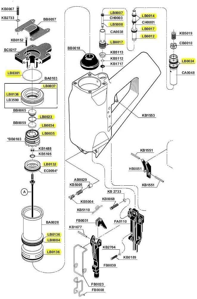 paslode framing gun parts diagram