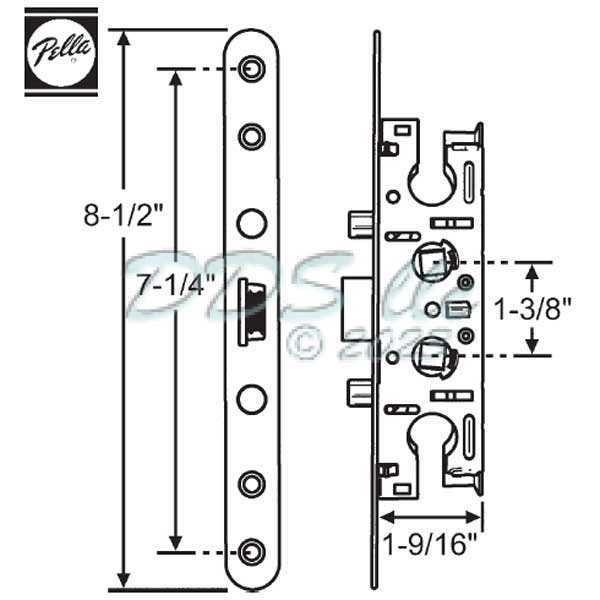 pella storm door parts diagram