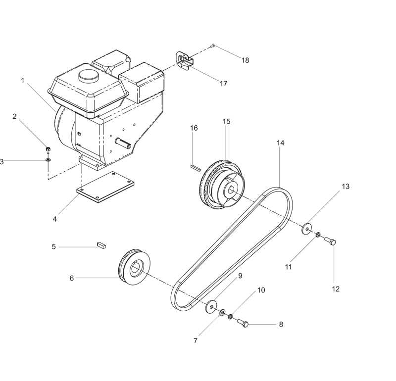 plate compactor parts diagram