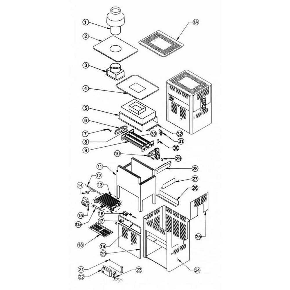 pool heater parts diagram