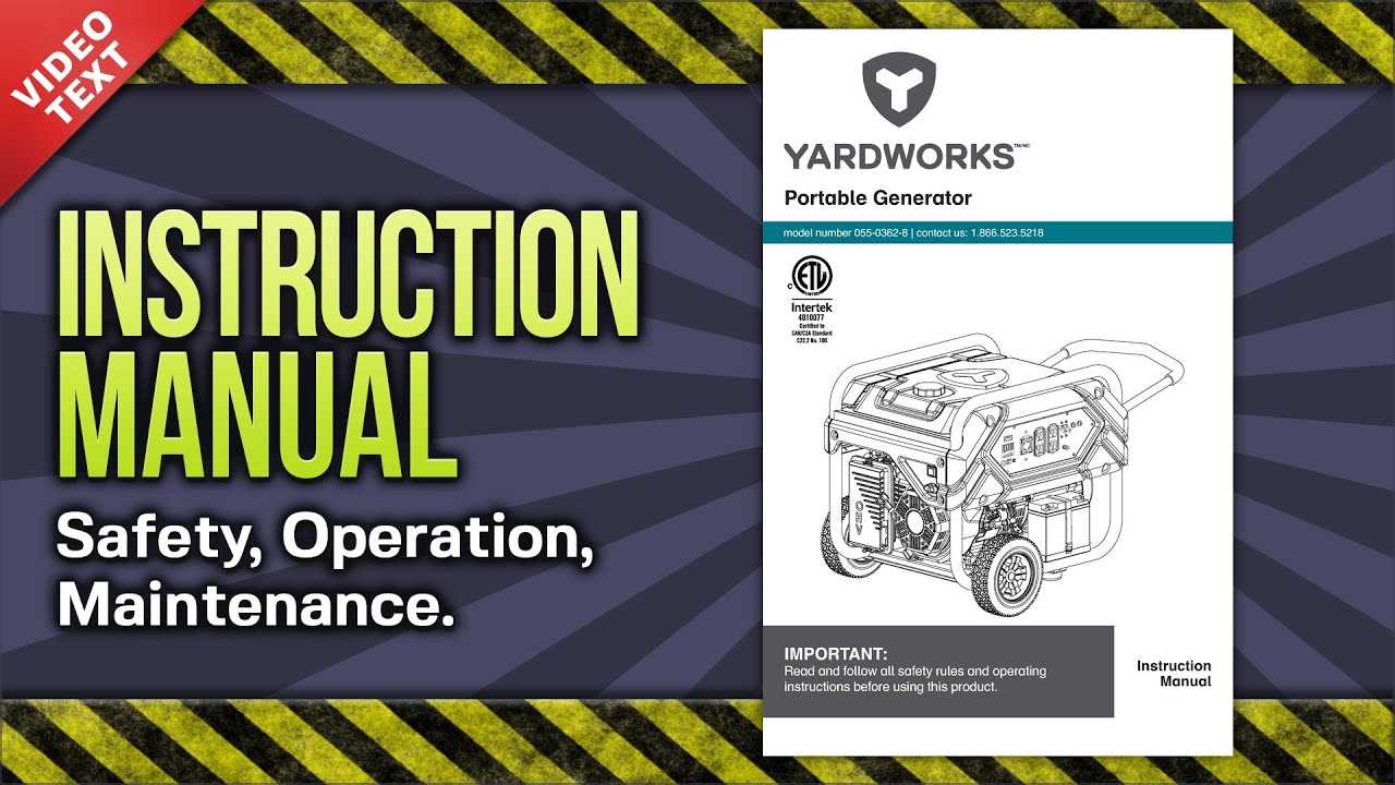 portable generator parts diagram