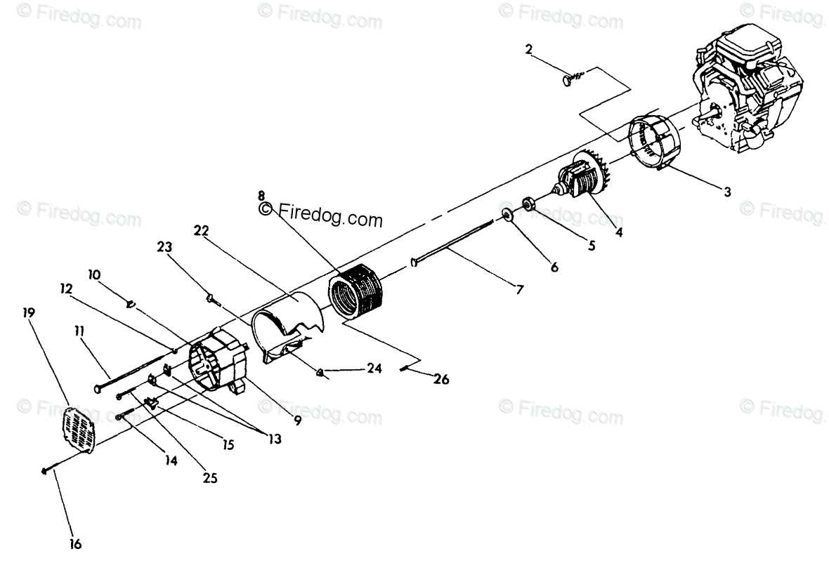 portable generator parts diagram