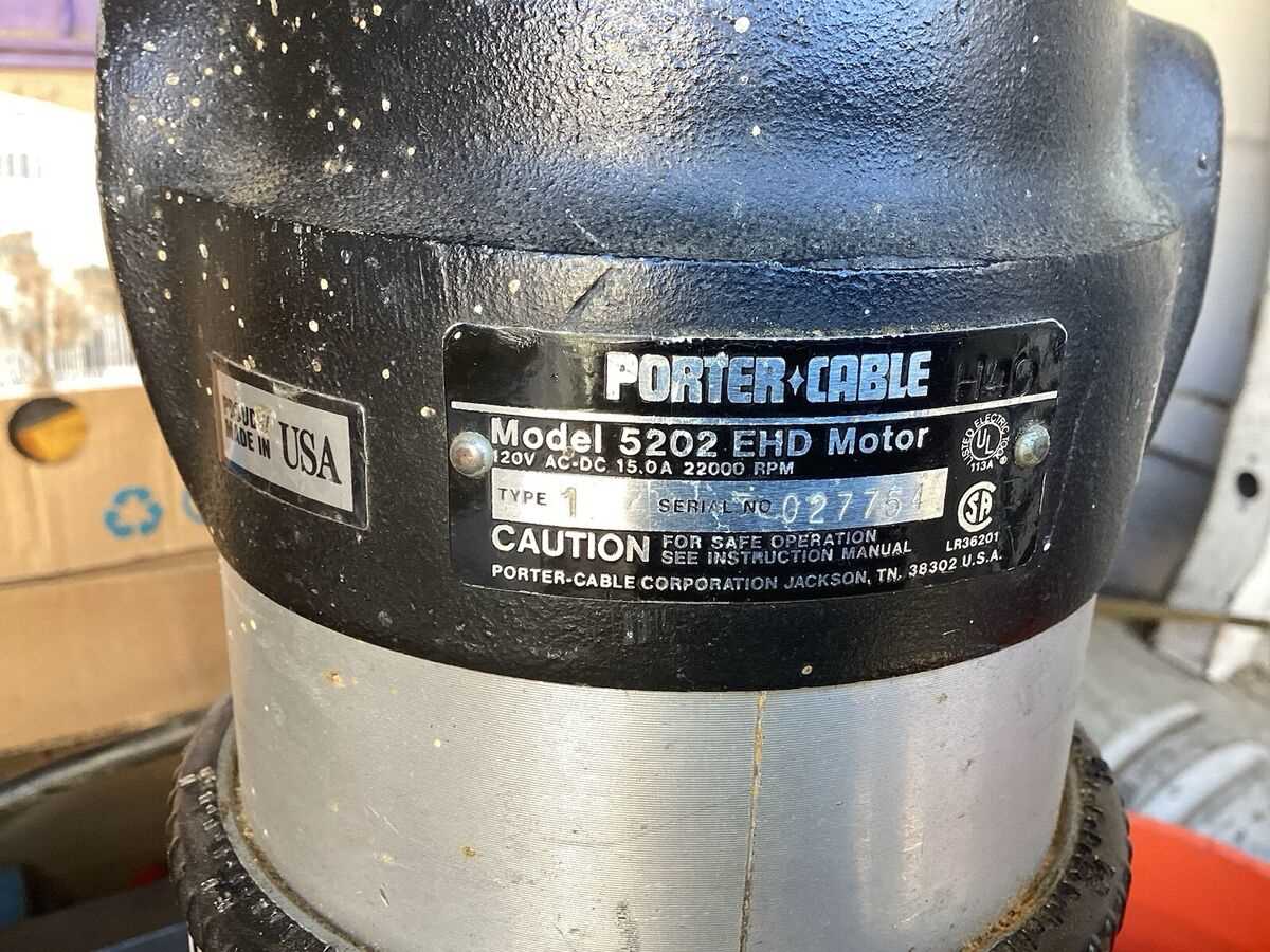 porter cable router parts diagram