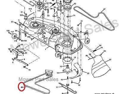 poulan lawn mower parts diagram