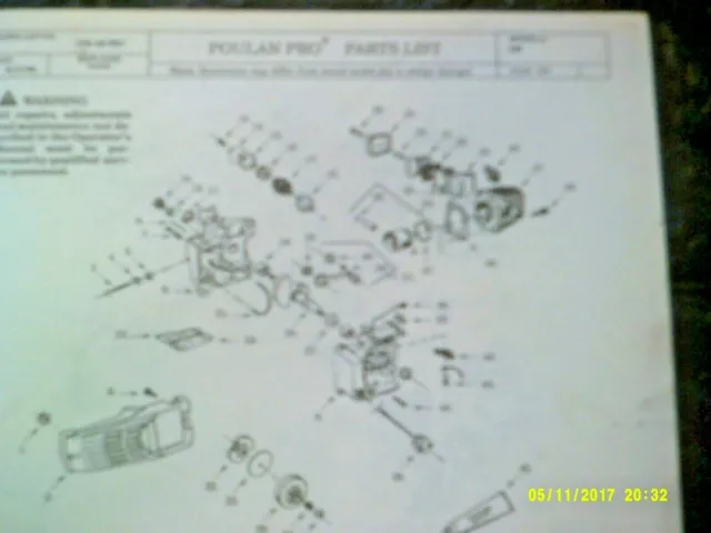 poulan mower parts diagram