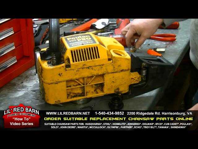 poulan pro 295 chainsaw parts diagram