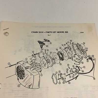 poulan pro 295 chainsaw parts diagram