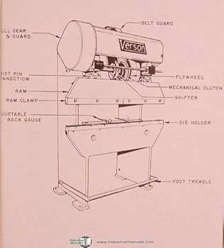 press brake parts diagram