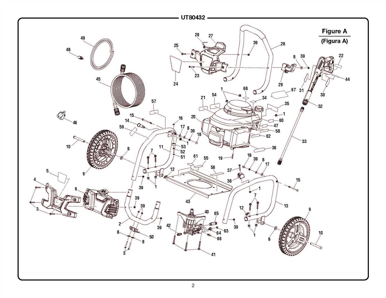 pressure washer diagram parts