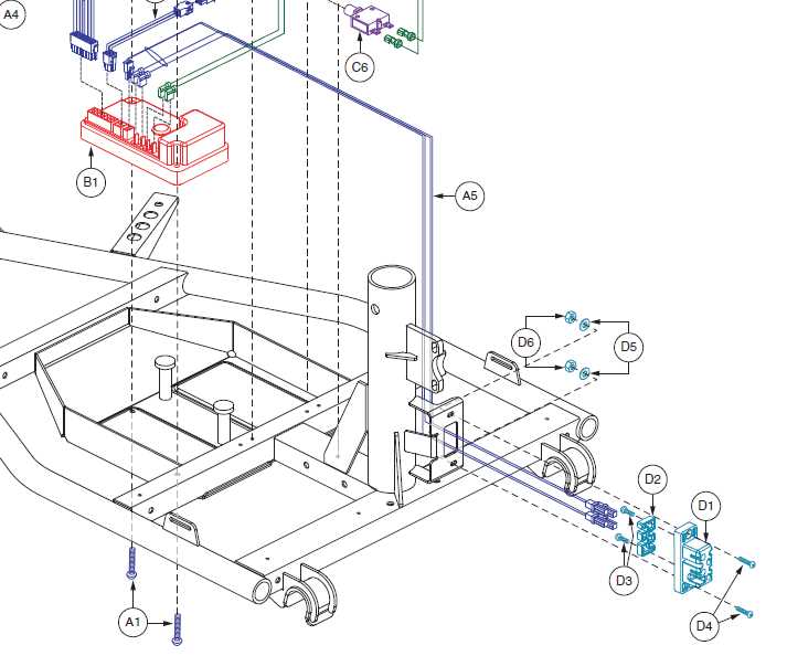 pride mobility scooter parts diagram