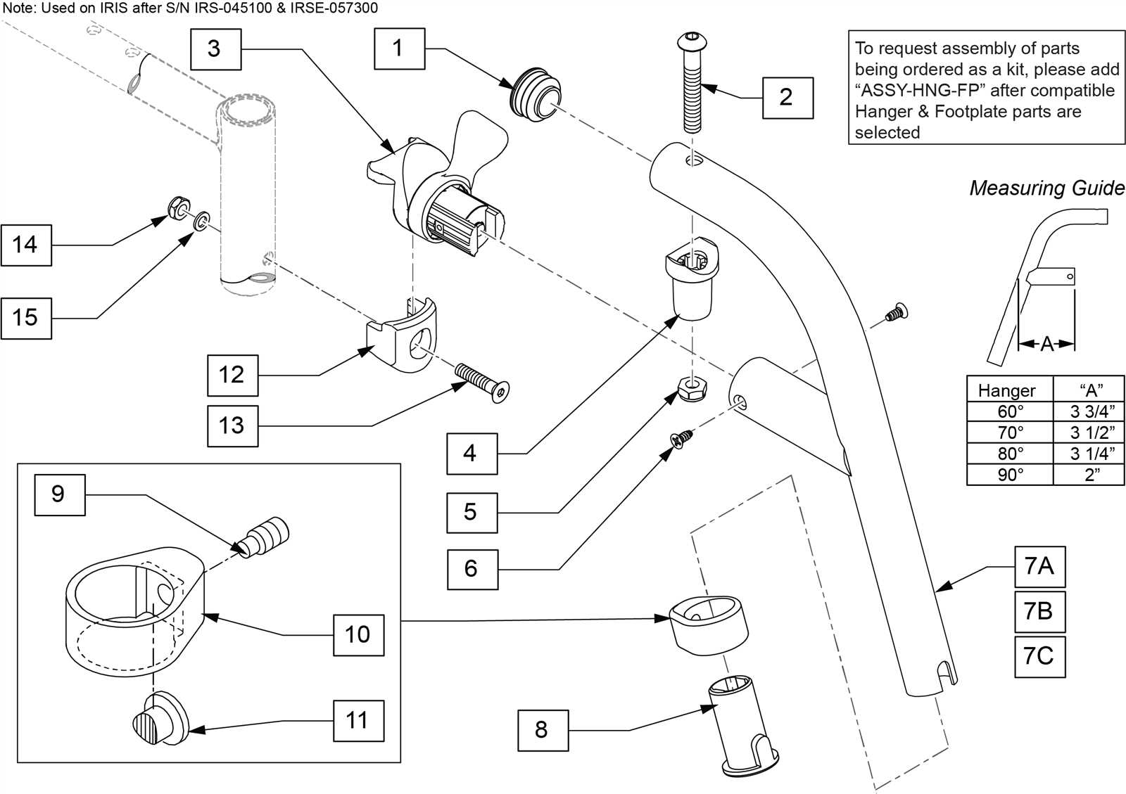 quickie wheelchair parts diagram