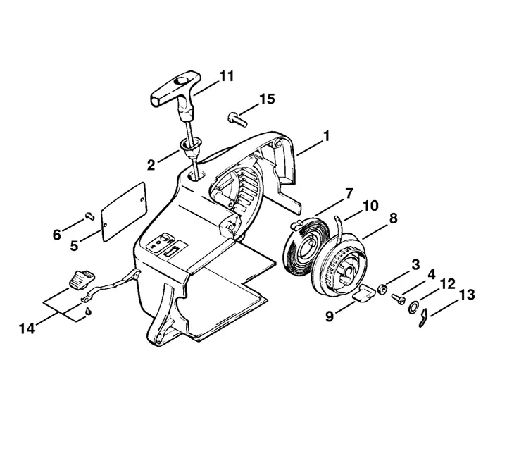 quicksilver 3000 parts diagram