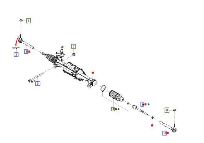 rack and pinion parts diagram