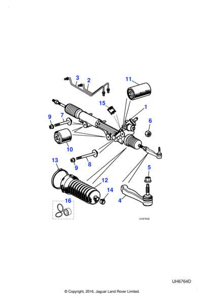 rack and pinion parts diagram