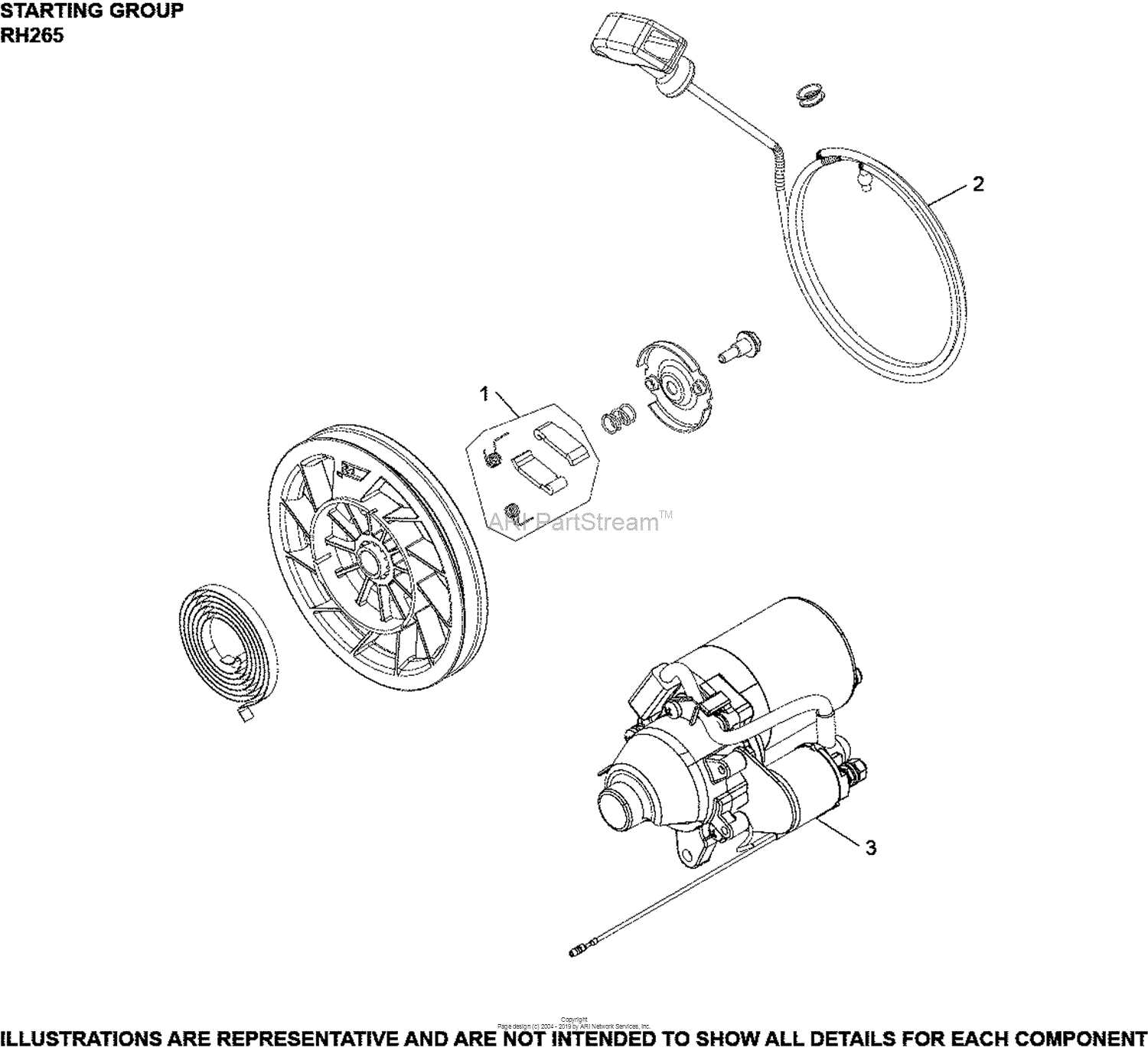 rh265 parts diagram