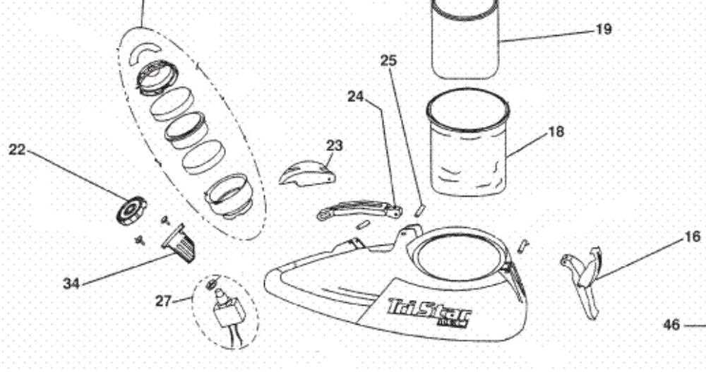 riccar vacuum parts diagram