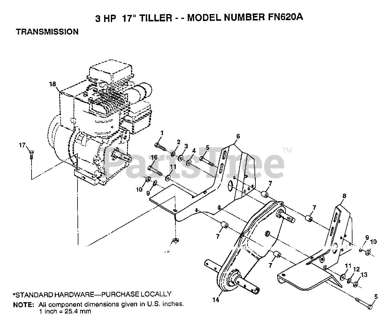 roper rally lawn mower parts diagram