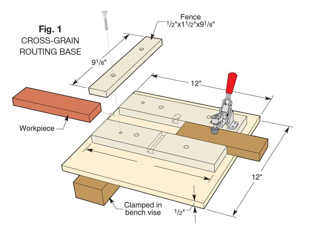 router table parts diagram