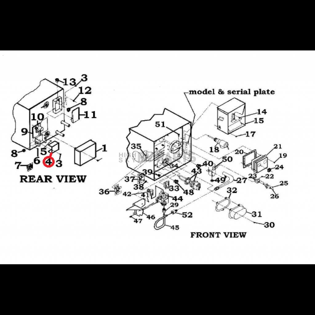 rv hot water heater parts diagram