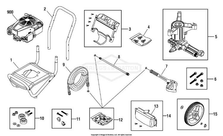 ryobi 2700 psi pressure washer parts diagram