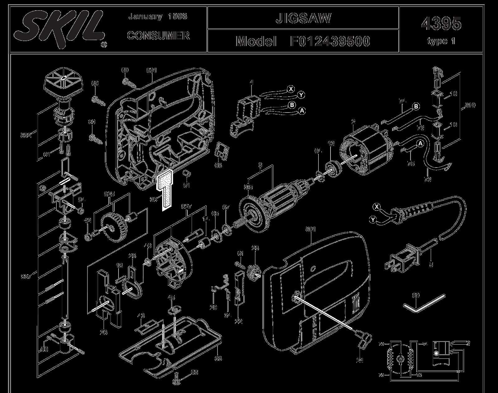 ryobi jigsaw parts diagram