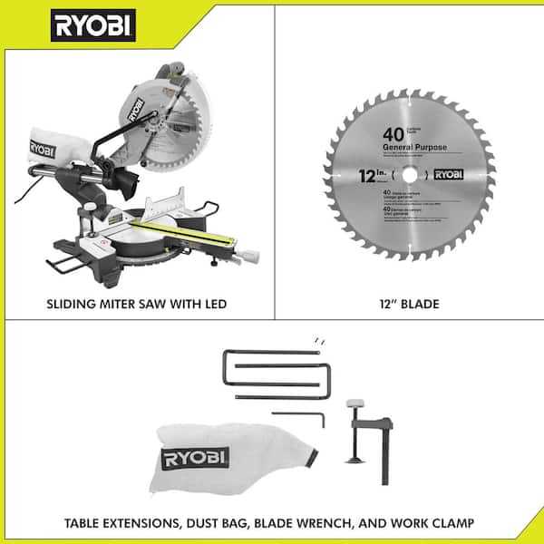 ryobi miter saw parts diagram