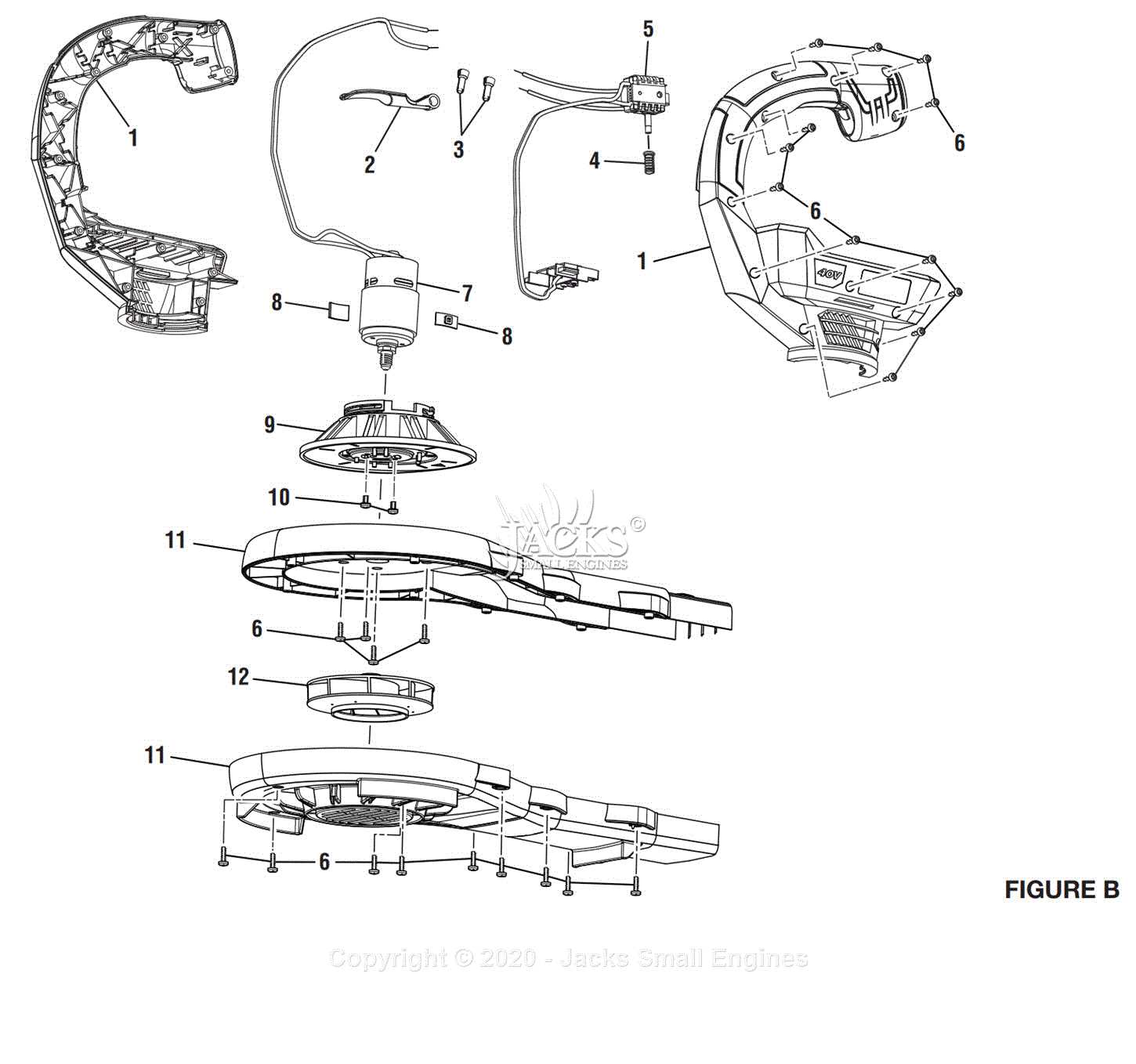 ryobi ry80940b parts diagram