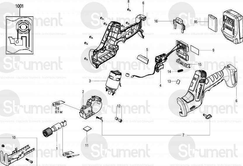 ryobi sawzall parts diagram