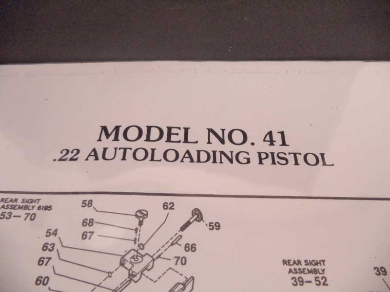 s&w victory parts diagram