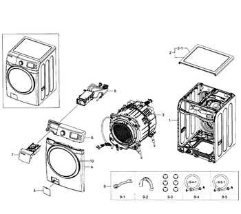 samsung dryer parts diagram