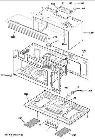 samsung microwave parts diagram