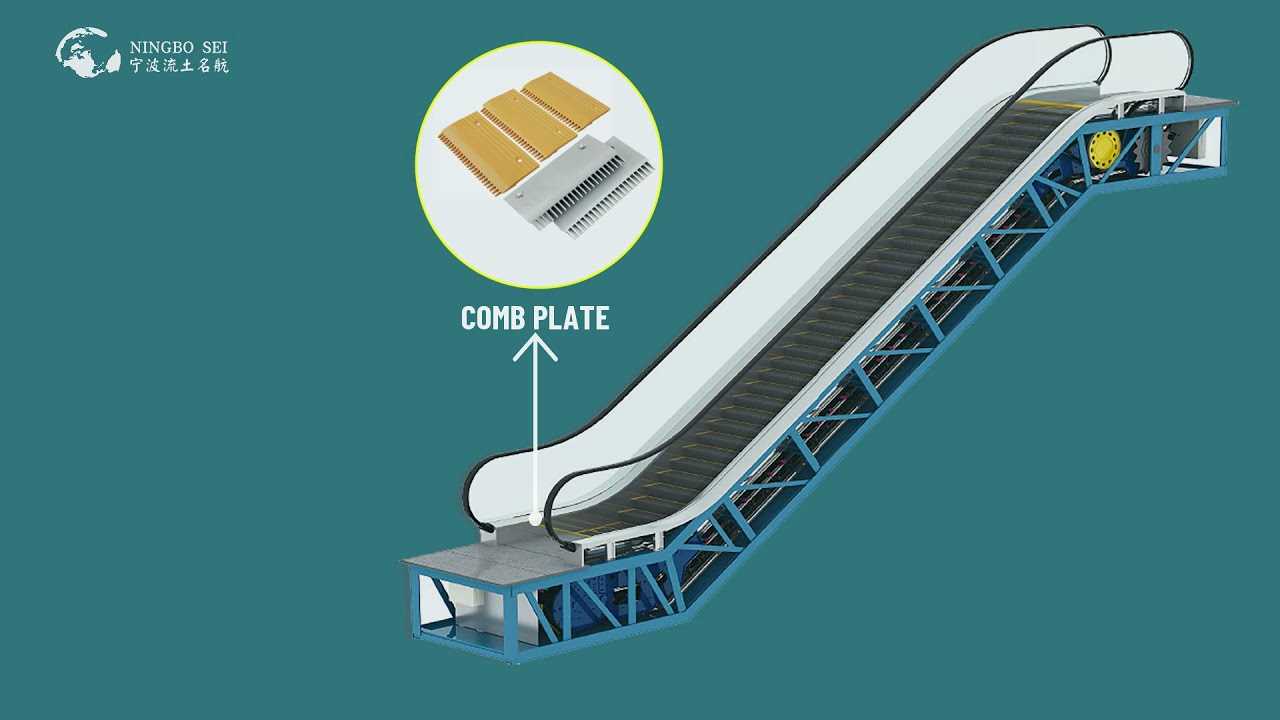 schematic diagram escalator parts