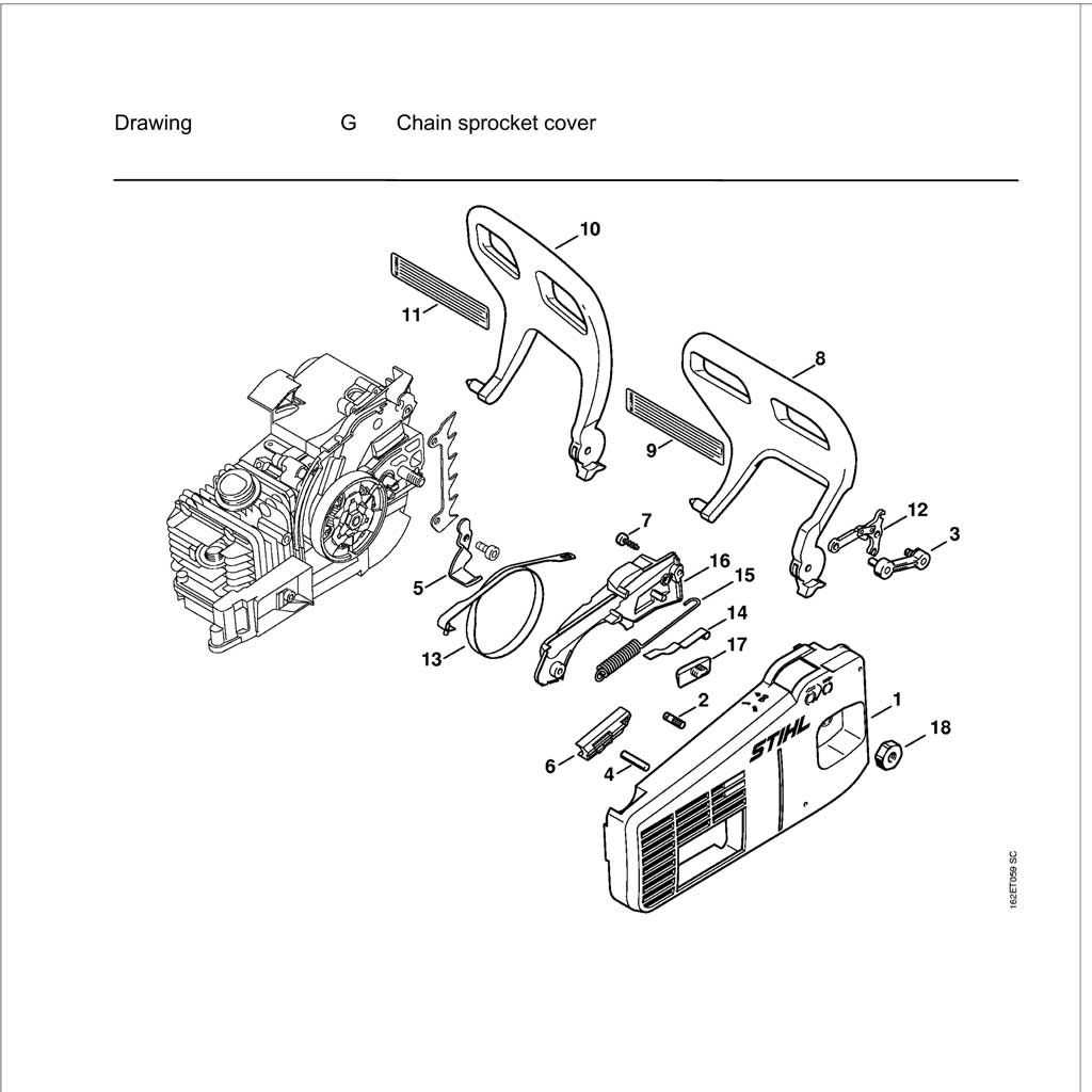 schematic stihl 044 parts diagram