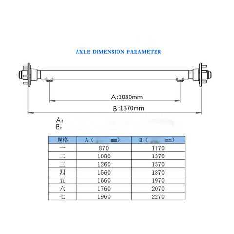 semi trailer axle parts diagram