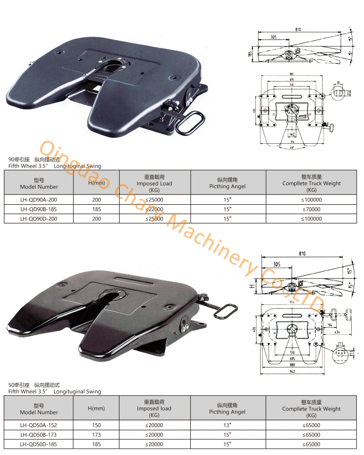 semi truck fifth wheel parts diagram