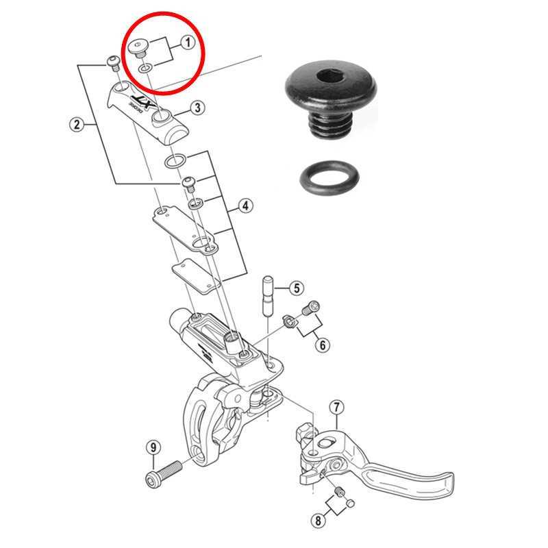 shimano brake parts diagram